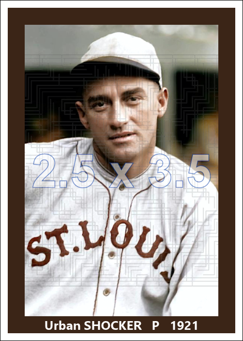 Urban Shocker - 1921 St. Louis Browns - choose a size & style