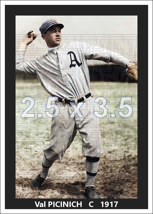 Val Picinich - 1917 Philadelphia Athletics - choose a size & style