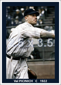 Val Picinich - 1922 Washington Senators - choose a size & style