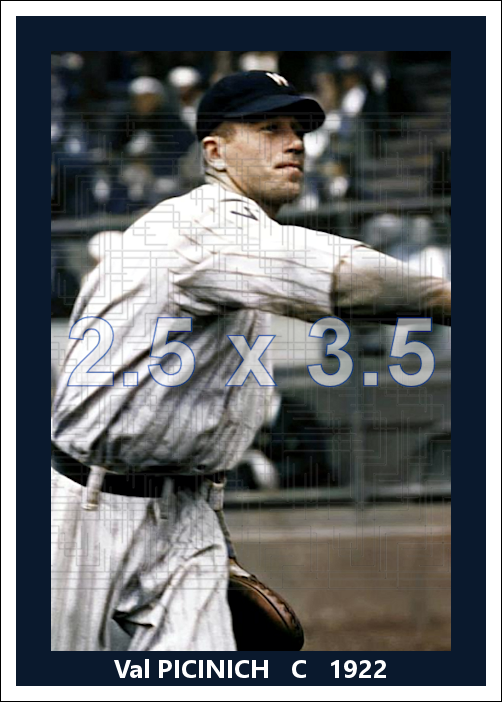 Val Picinich - 1922 Washington Senators - choose a size & style