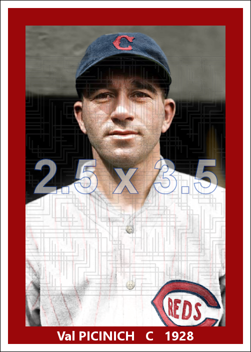 Val Picinich - 1928 Cincinnati Reds - choose a size & style