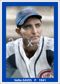 Vallie Eaves - 1941 Chicago Cubs - choose a size & style