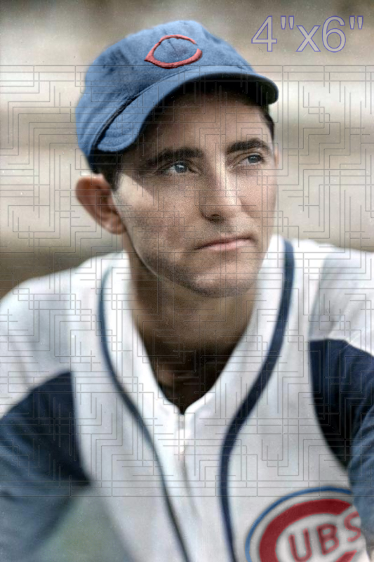 Vallie Eaves - 1941 Chicago Cubs - choose a size & style