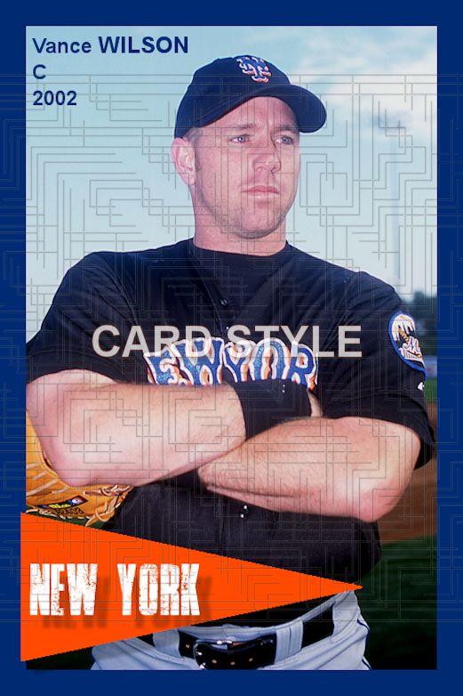 Vance Wilson - 2002 New York Mets - choose a size & style