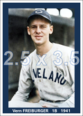 Vern Freiburger - 1941 Cleveland Indians - choose a size & style