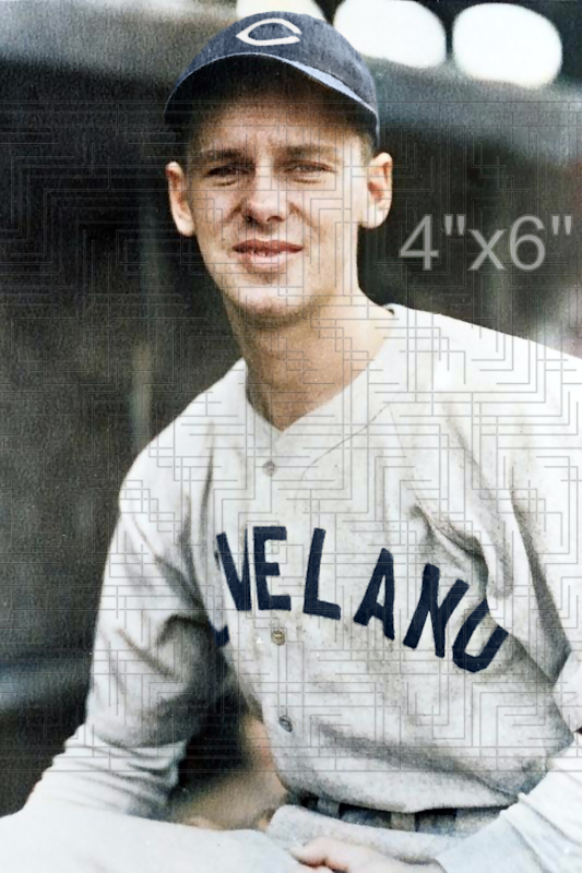 Vern Freiburger - 1941 Cleveland Indians - choose a size & style