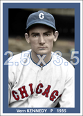 Vern Kennedy - 1935 Chicago White Sox - choose a size & style
