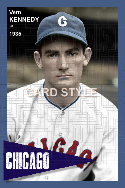 Vern Kennedy - 1935 Chicago White Sox - choose a size & style