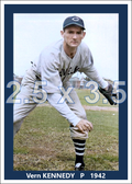 Vern Kennedy - 1942 Cleveland Indians - choose a size & style