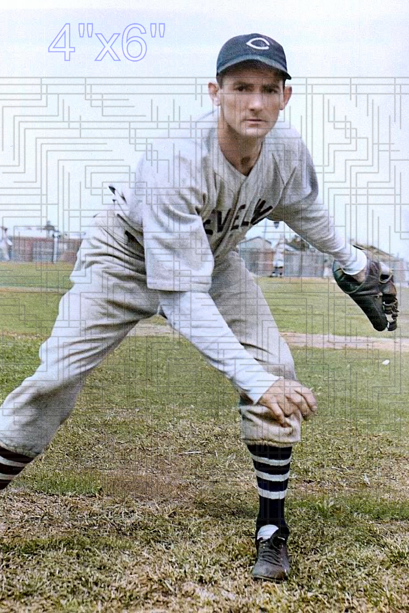 Vern Kennedy - 1942 Cleveland Indians - choose a size & style