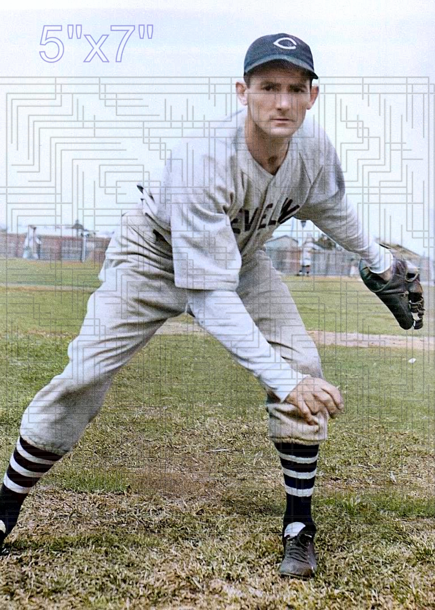 Vern Kennedy - 1942 Cleveland Indians - choose a size & style