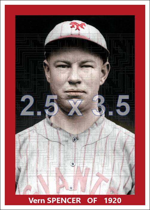 Vern Spencer - 1920 New York Giants - choose a size & style