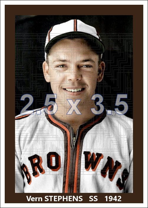 Vern Stephens - 1942 St. Louis Browns - choose a size & style
