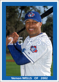 Vernon Wells - 2002 Toronto Blue Jays - pose A - choose a size & style