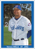 Vernon Wells - 2002 Toronto Blue Jays - pose B - choose a size & style