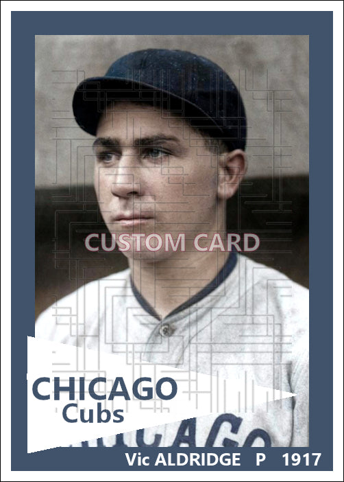 Vic Aldridge - 1917 Chicago Cubs - choose a size & style