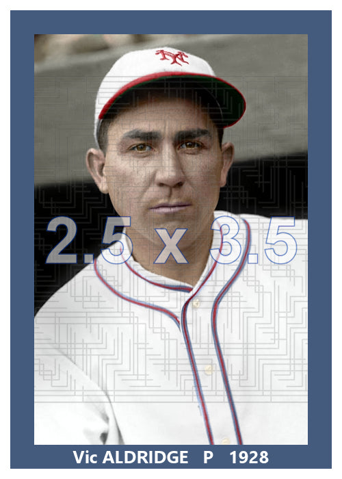 Vic Aldridge - 1928 New York Giants - choose a size & style