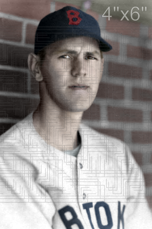 Vic Johnson - 1944-45 Boston Red Sox - choose a size & style