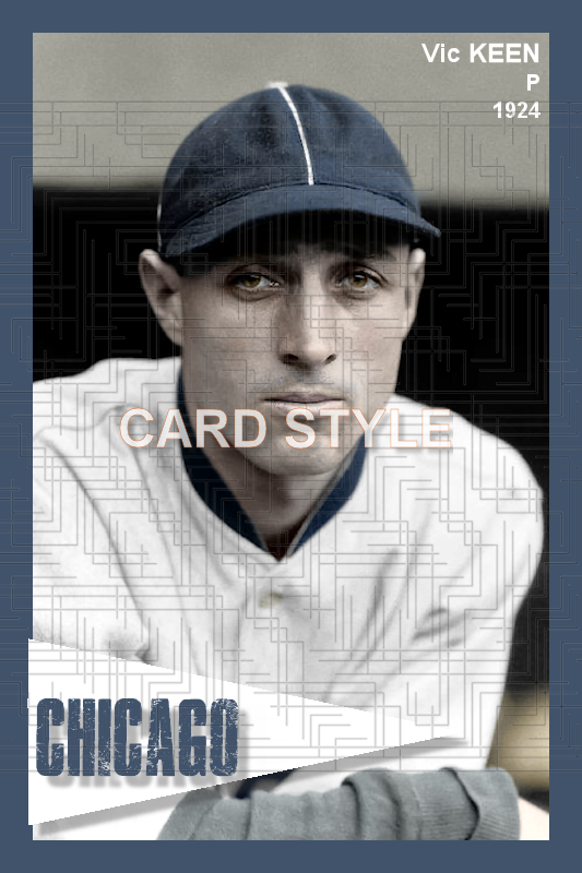 Vic Keen - 1924 Chicago Cubs - choose a size & style