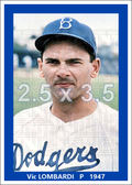 Vic Lombardi - 1947 Brooklyn Dodgers - choose a size & style