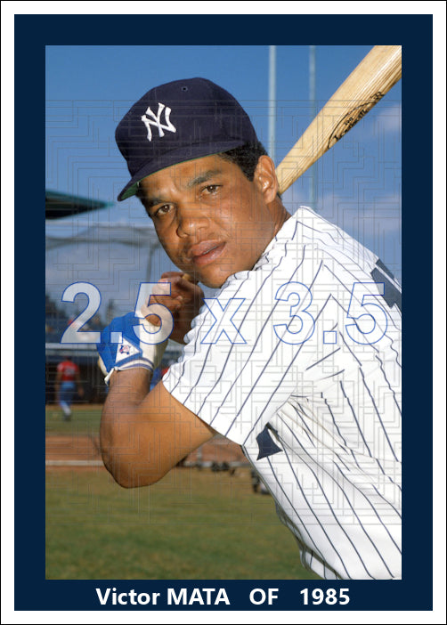 Victor Mata - 1985 New York Yankees - choose a size & style