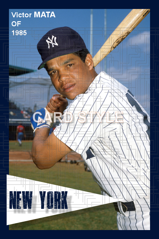 Victor Mata - 1985 New York Yankees - choose a size & style