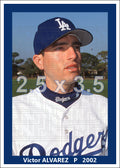 Victor Alvarez - 2002 Los Angeles Dodgers - choose a size & style