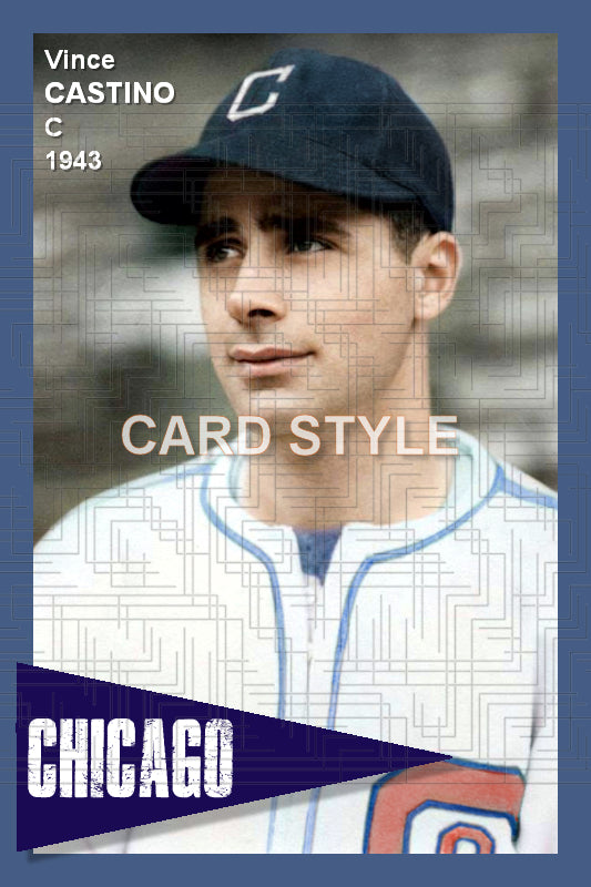 Vince Castino - 1943 Chicago White Sox - choose a size & style