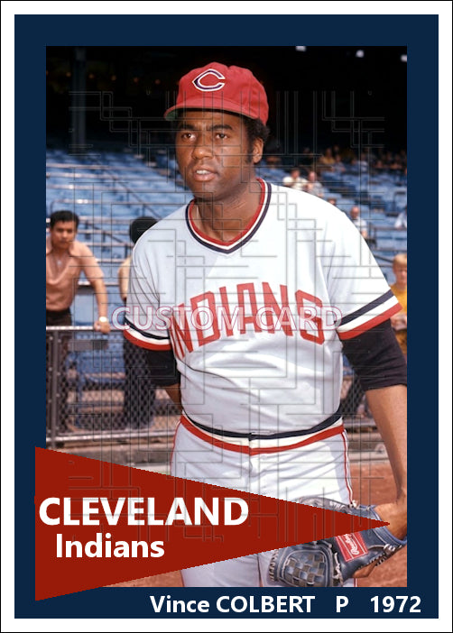 Vince Colbert - 1972 Cleveland Indians - choose a size & style