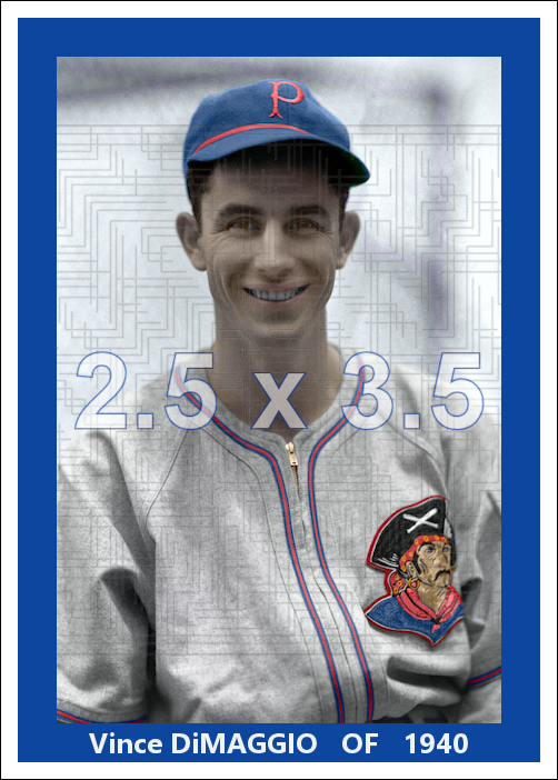 Vince DiMaggio - 1940 Pittsburgh Pirates - choose a size & style
