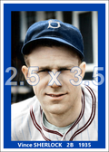 Vince Sherlock - 1935 Brooklyn Dodgers - choose a size & style