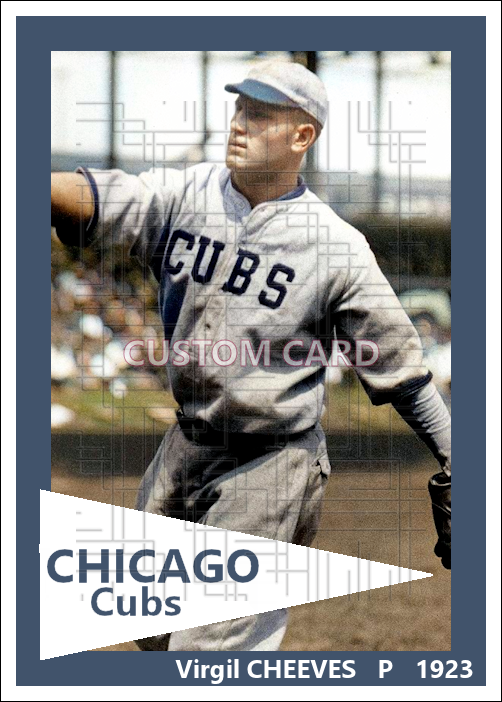 Virgil Cheeves - 1923 Chicago Cubs - choose a size & style