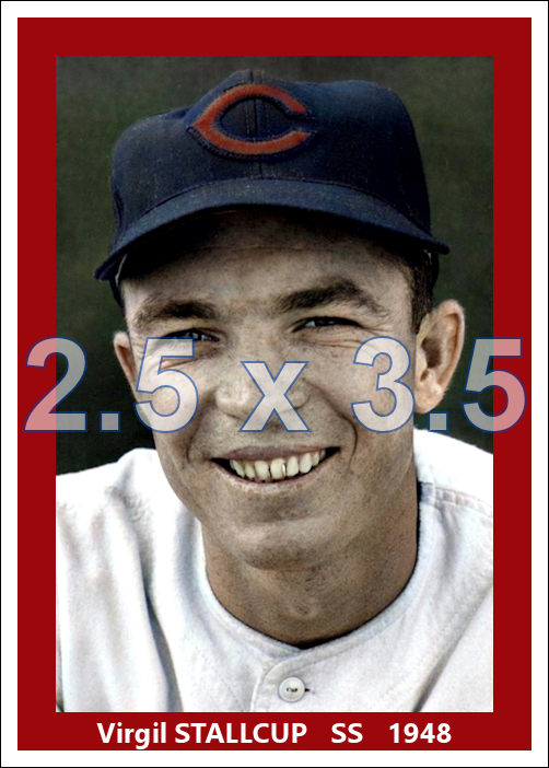 Virgil Stallcup - 1948 Cincinnati Reds - choose a size & style