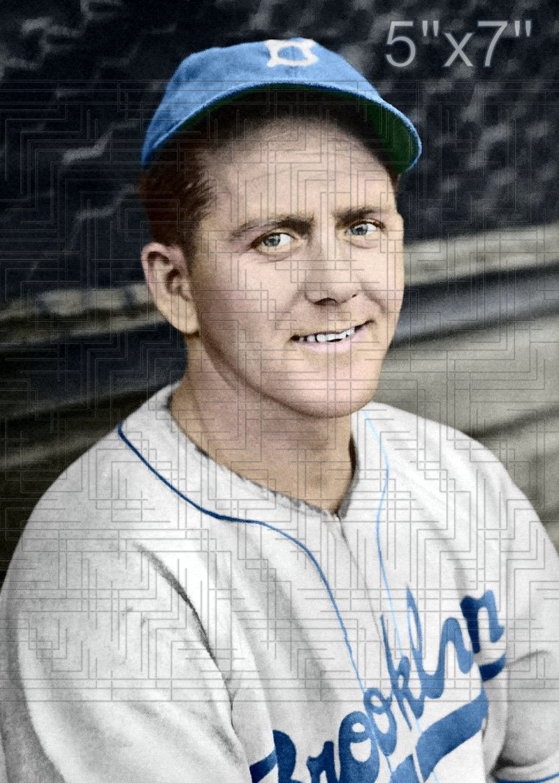 Vito Tamulis - 1938-41 Brooklyn Dodgers - choose a size & style