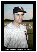 Vito Valentinetti - 1954 Chicago White Sox - choose a size & style