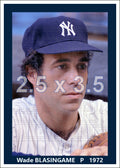 Wade Blasingame - 1972 New York Yankees - choose a size & style