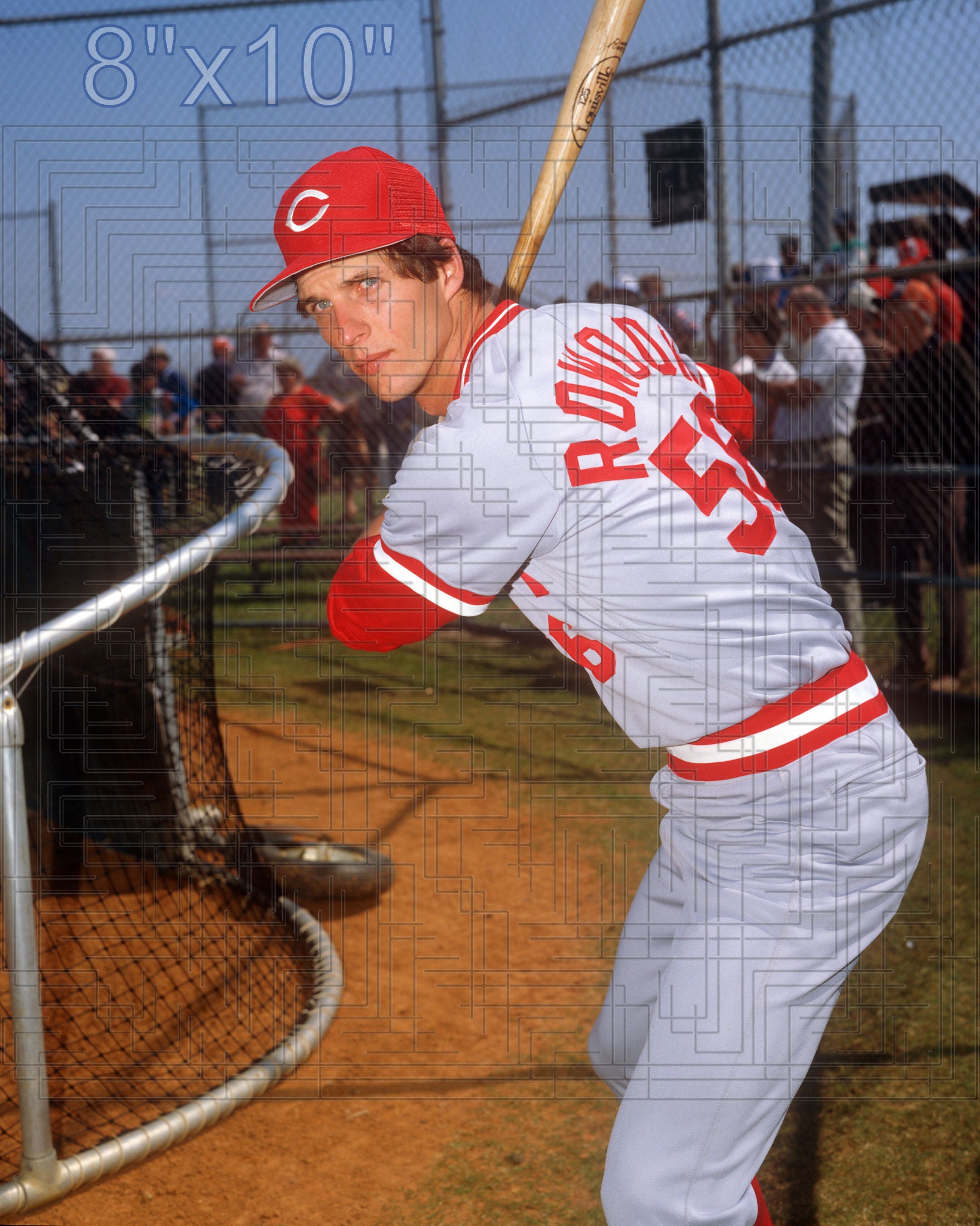 Wade Rowdon - 1984 Cincinnati Reds - choose a size & style