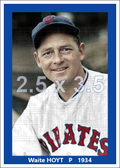 Waite Hoyt - 1934 Pittsburgh Pirates - choose a size & style