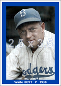 Waite Hoyt - 1938 Brooklyn Dodgers - choose a size & style