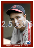 Walker Cooper - 1942 St. Louis Cardinals - choose a size & style