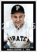 Walker Cooper - 1954 Pittsburgh Pirates - choose a size & style