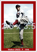 Walker Cress - 1948 Cincinnati Reds - choose a size & style