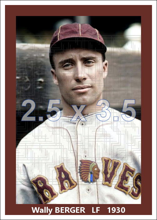 Wally Berger - 1930 Boston Braves - choose a size & style
