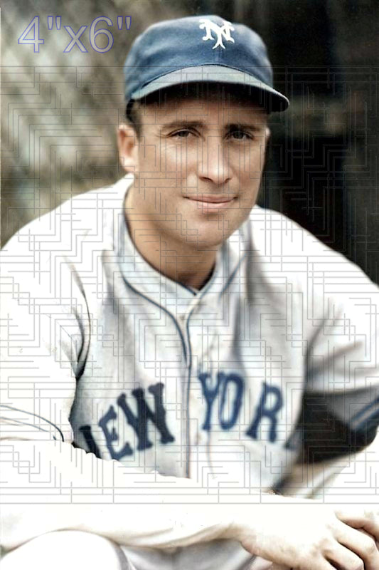 Wally Berger - 1937 New York Giants - choose a size & style