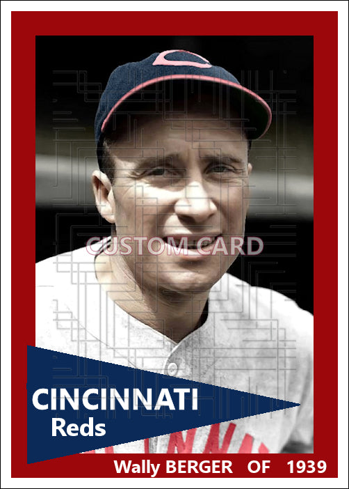 Wally Berger - 1939 Cincinnati Reds - choose a size & style