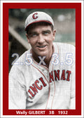 Wally Gilbert - 1932 Cincinnati Reds - choose a size & style
