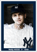 Wally Hood - 1949 New York Yankees - choose a size & style