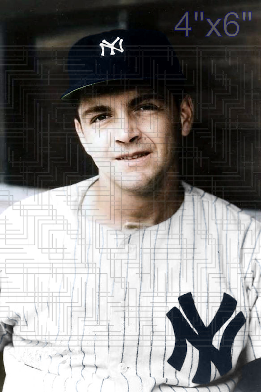 Wally Hood - 1949 New York Yankees - choose a size & style