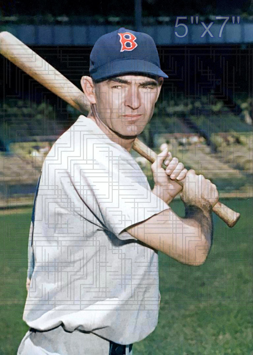 Wally Moses - 1947 Boston Red Sox - choose a size & style