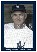 Wally Moses - 1961 New York Yankees - choose a size & style